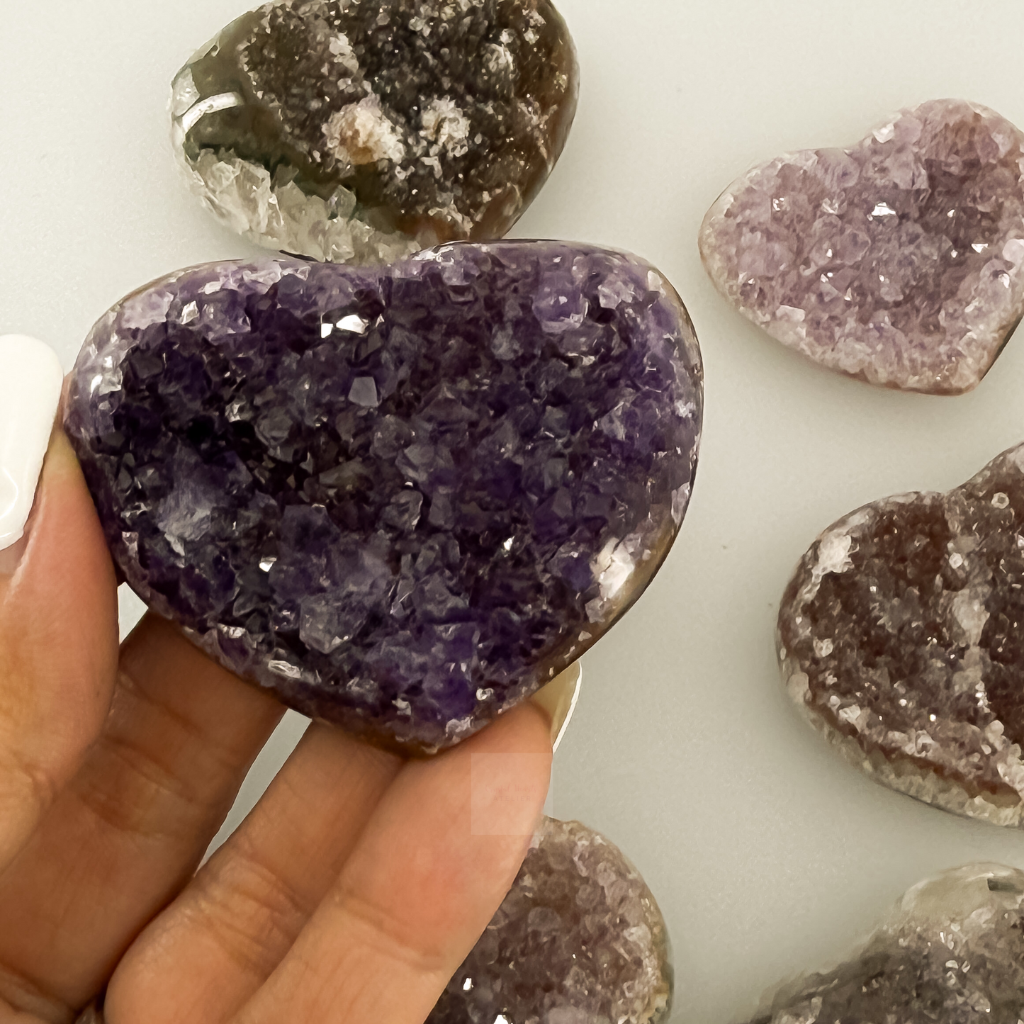 uruguay amethyst heart purple