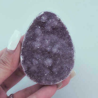 soft lilac amethyst egg