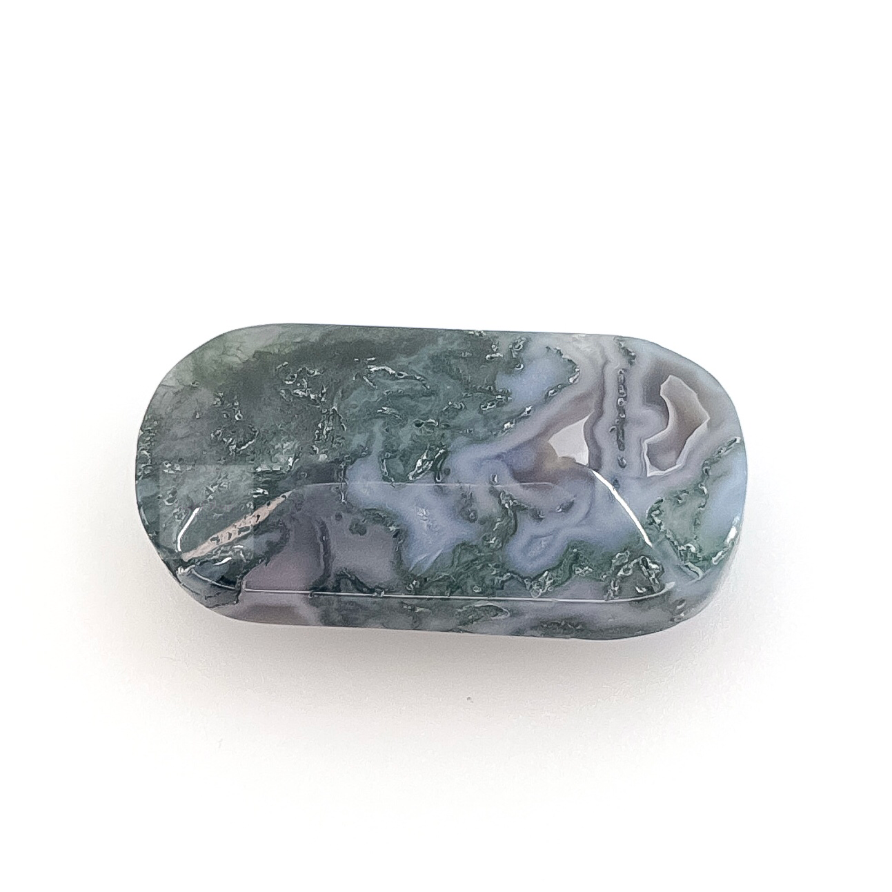 moss agate palmstone