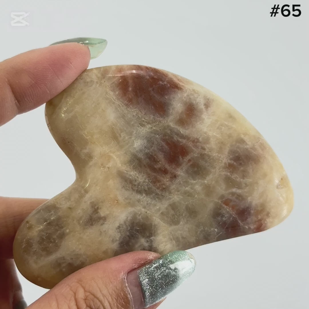 Natural Moonstone Guasha
