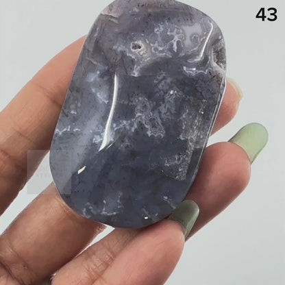Moss Agate Palm stone
